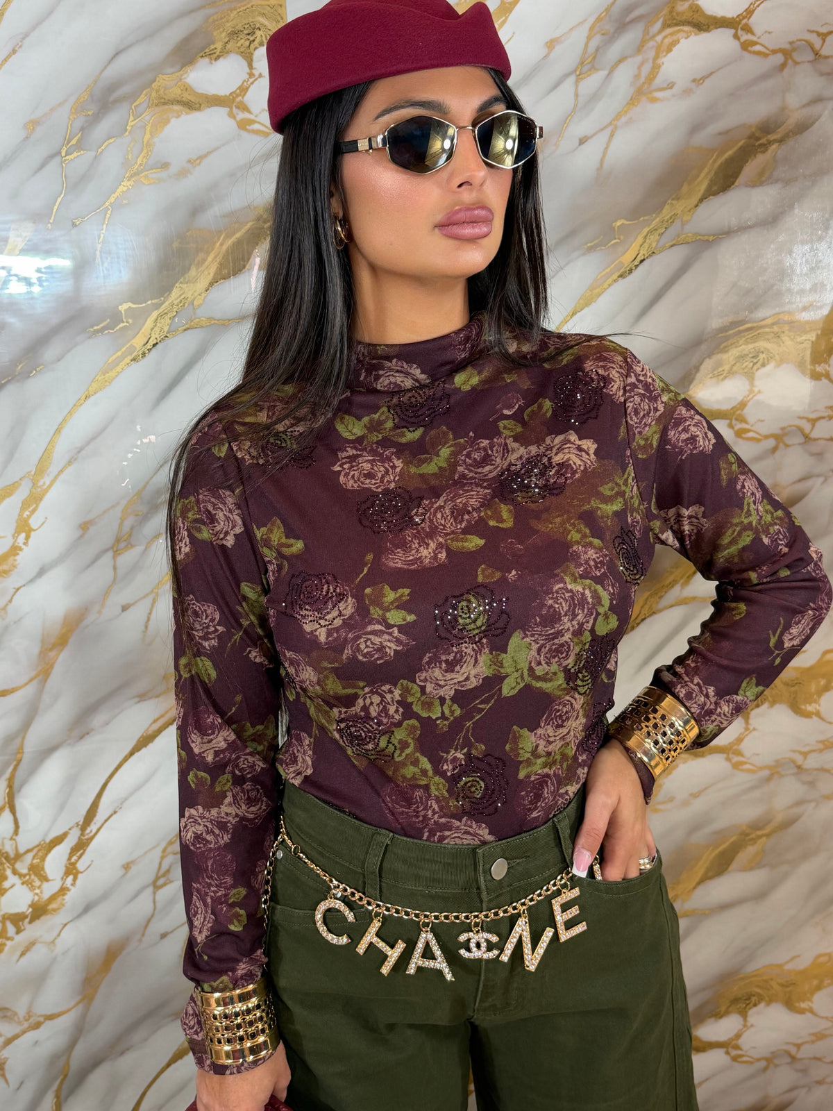 Maglia floreale