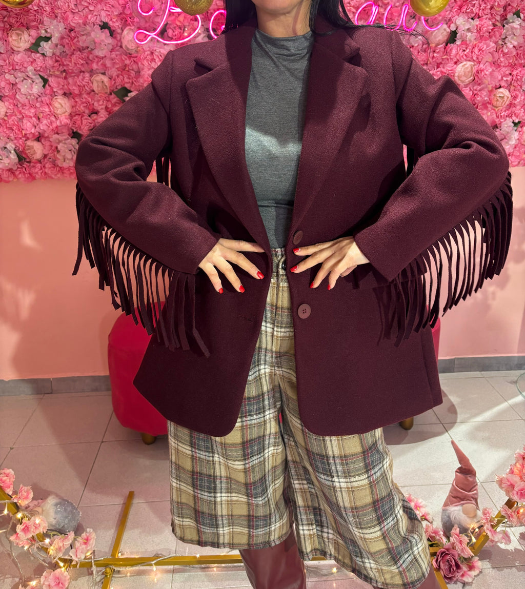 Blazer frangia